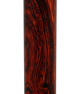 Royal Canes Silver Plated Pumpkin Knob Handle Walking Stick With Cocobolo Wood Shaft