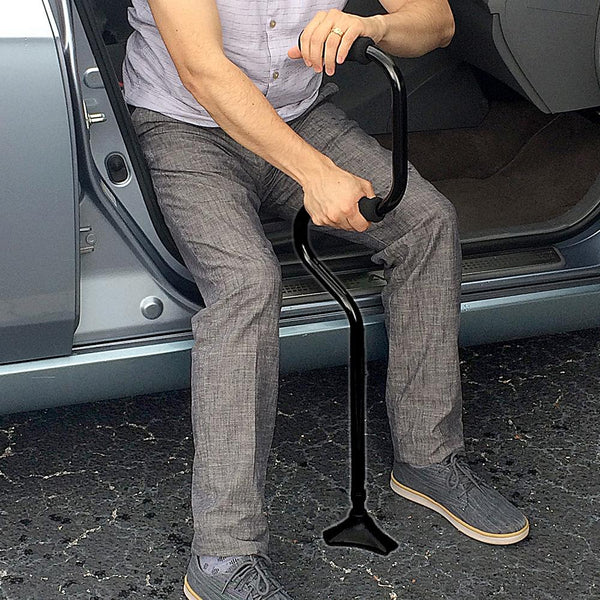 EZ Get-Up From Seat Cane: Extra Grip & Adjustable