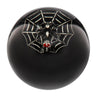 Royal Canes Skull & Spider Web Black Round Knob Cane w/ Custom Color Ash Shaft & Collar