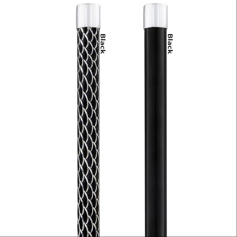 Royal Canes Chrome Snake Handle Walking Cane w/ Custom Laser Etched Shaft