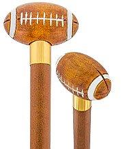 Royal Canes American Football Walking Cane with Custom Shaft and Collar