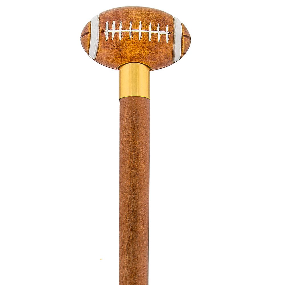 Royal Canes American Football Walking Cane with Custom Shaft and Collar