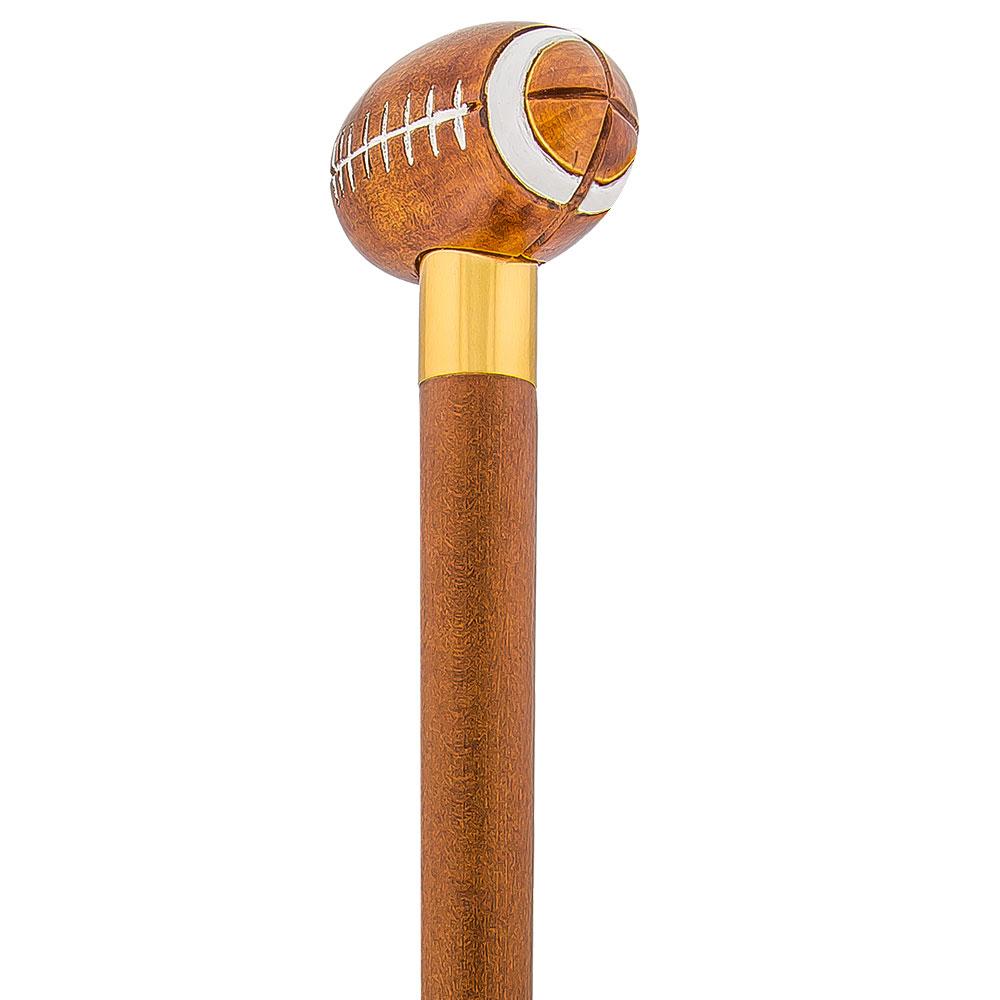 Royal Canes American Football Walking Cane with Custom Shaft and Collar
