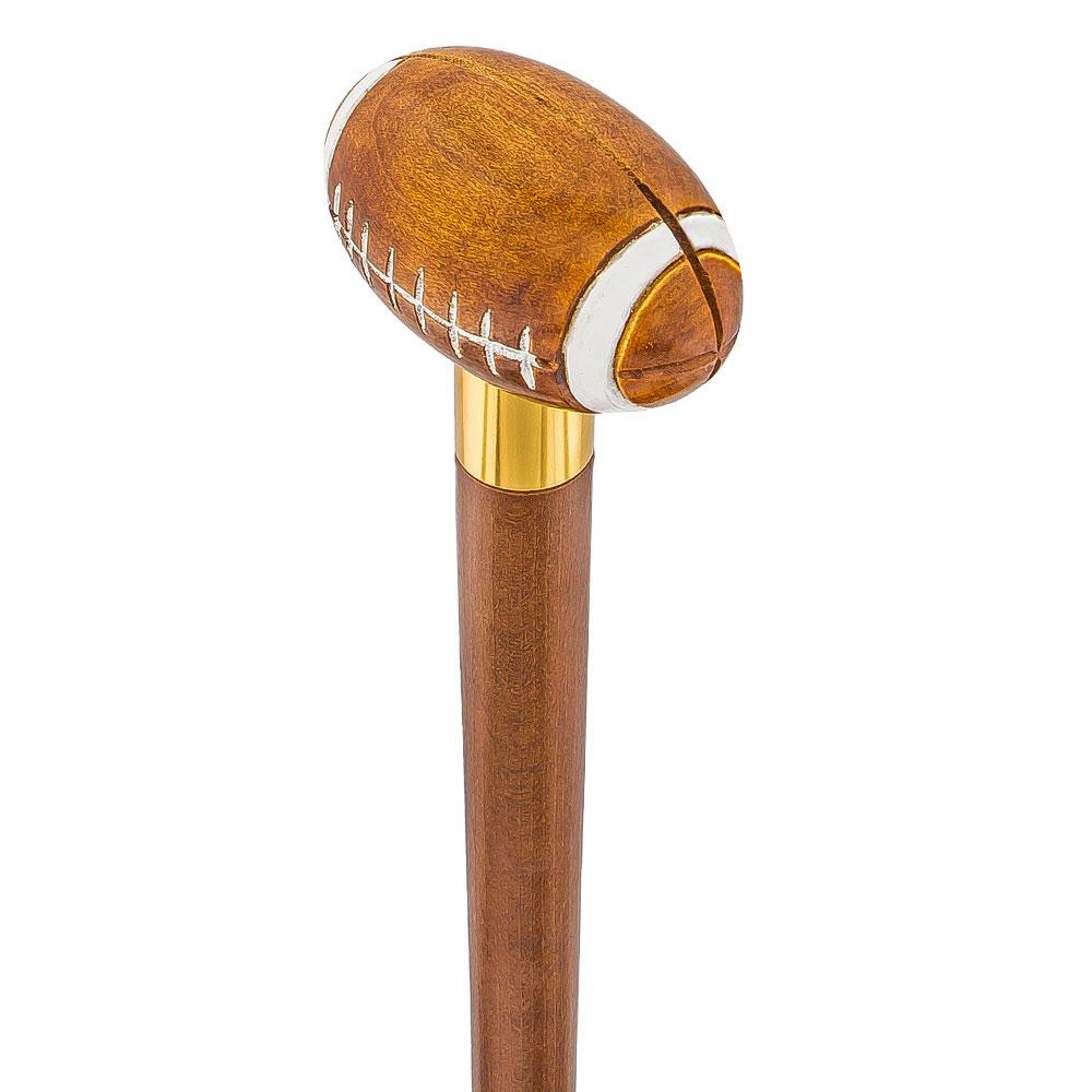 Royal Canes American Football Walking Cane with Custom Shaft and Collar