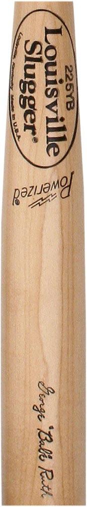 Royal Canes Louisville Slugger Leather Baseball Handle Walking Stick - Natural Ash
