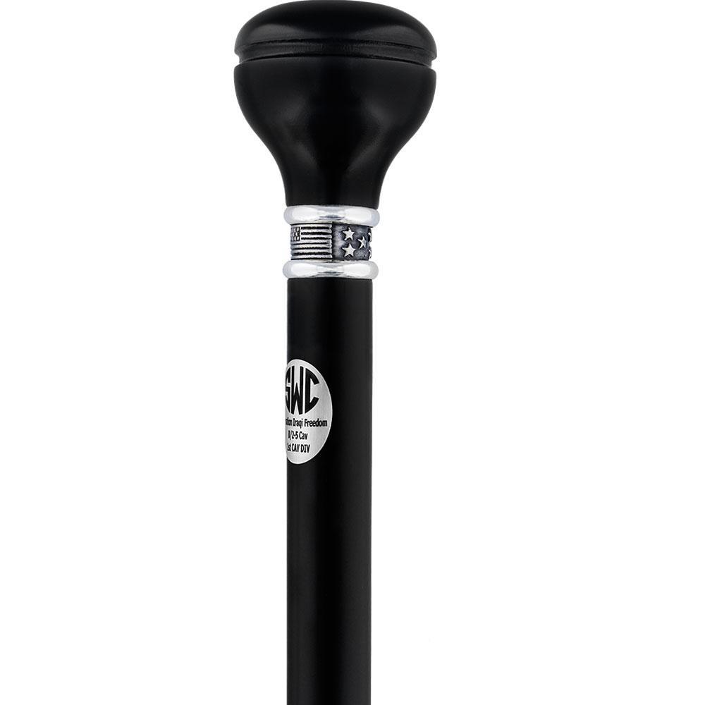 Royal Canes Engraving - Oval Stainless Steel