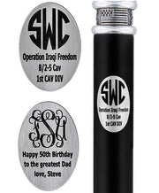 Royal Canes Engraving - Oval Stainless Steel
