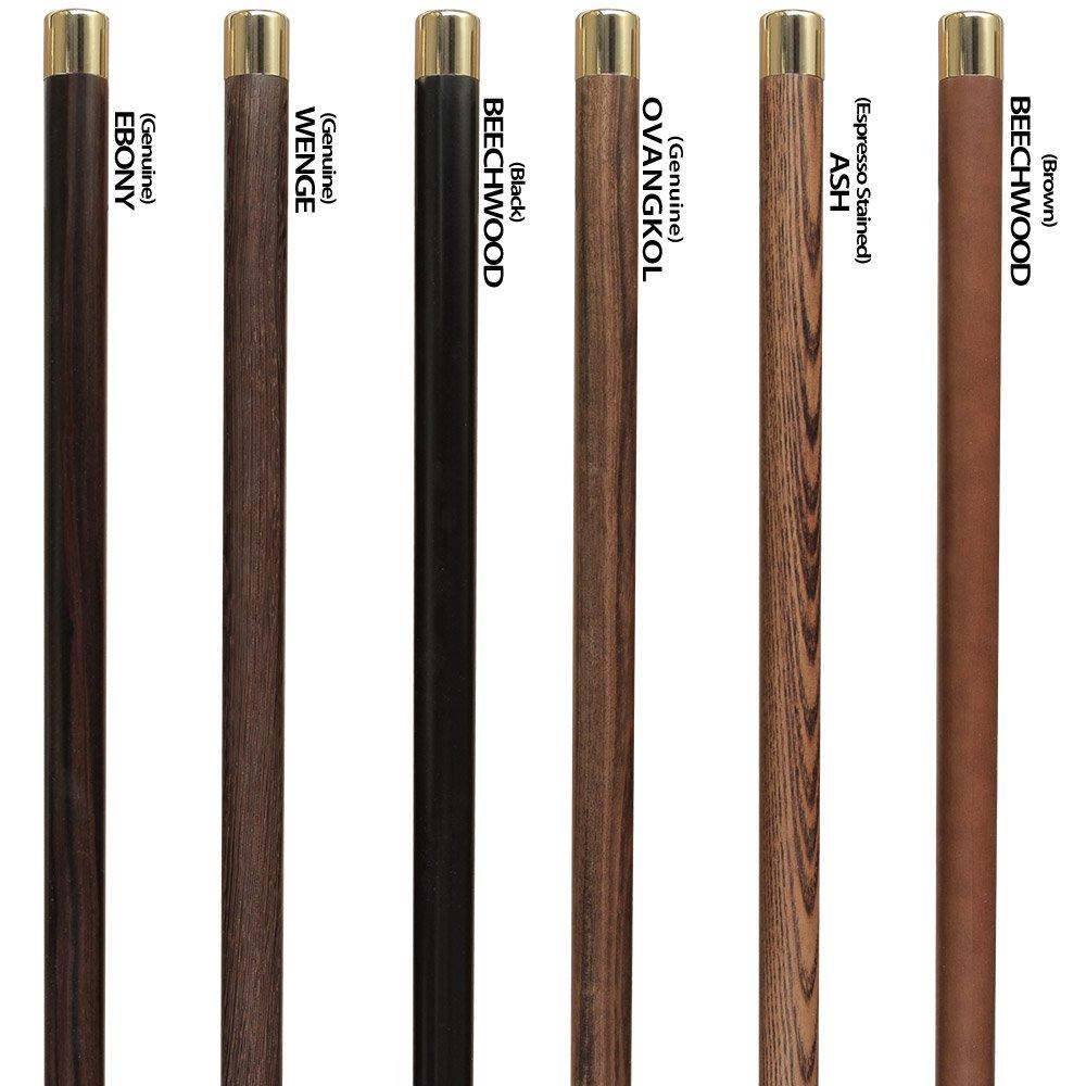 Royal Canes Personalized Engraving Brass Fritz Handle Walking Cane