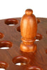 Royal Canes Round Walking Cane Stand- Genuine Rosewood