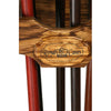 Royal Canes Square Cane Stand- Zebrano Wood