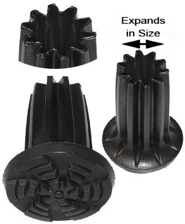 Royal Canes Ingrid - Ultimate Expanding Cane Tip - Black