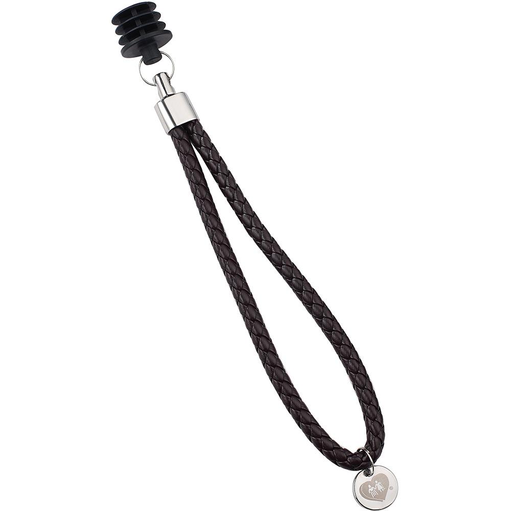 Sky Med Brown Leather Offset Strap - For Offset Canes Only