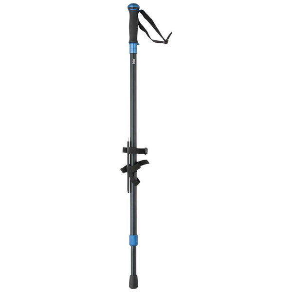 Cathedral Peak Hiking Staff Silver and Blue w/ Blade