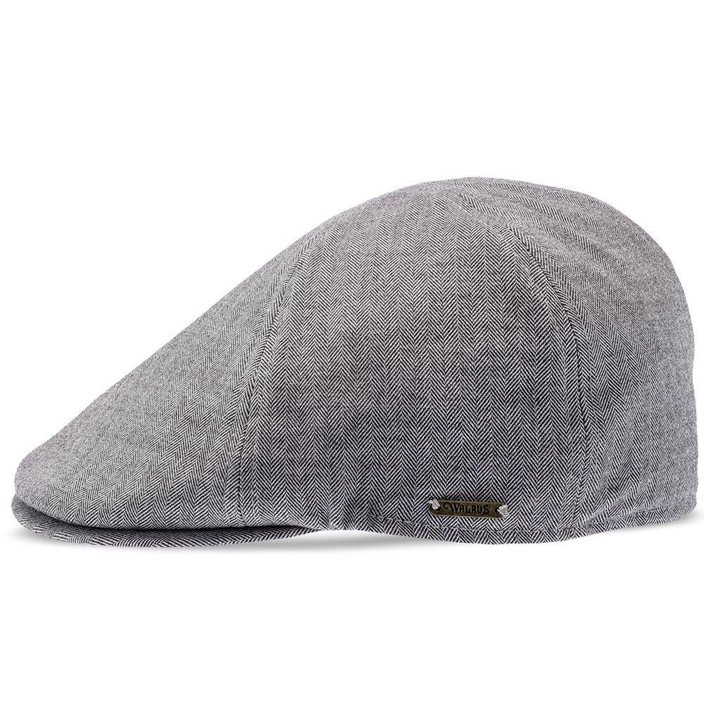 Walrus Hats Flat Cap Walrus Hats Luxe Checkmate Duckbill Flat Cap