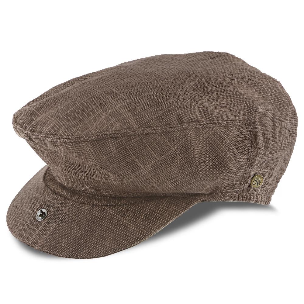 Walrus Hats Ivy Downtown - Walrus Hats Mocha Linen/Cotton Blend Ivy Cap