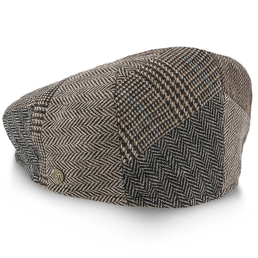 Walrus Hats Ivy Tribeca - Walrus Hats Grey Tweed Patchwork Ivy Cap