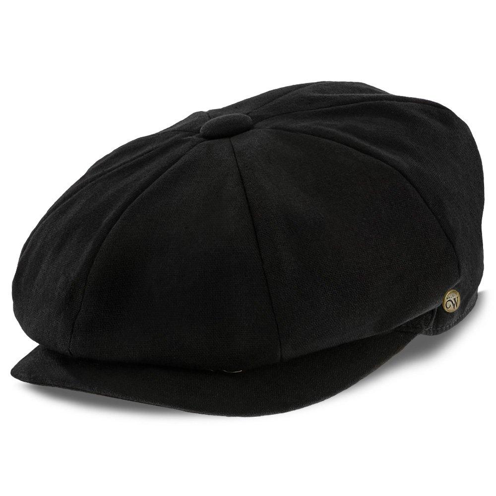 Walrus Hats Newsboy Beckham - Walrus Hats Tan Cotton 8 Panel Newsboy Cap
