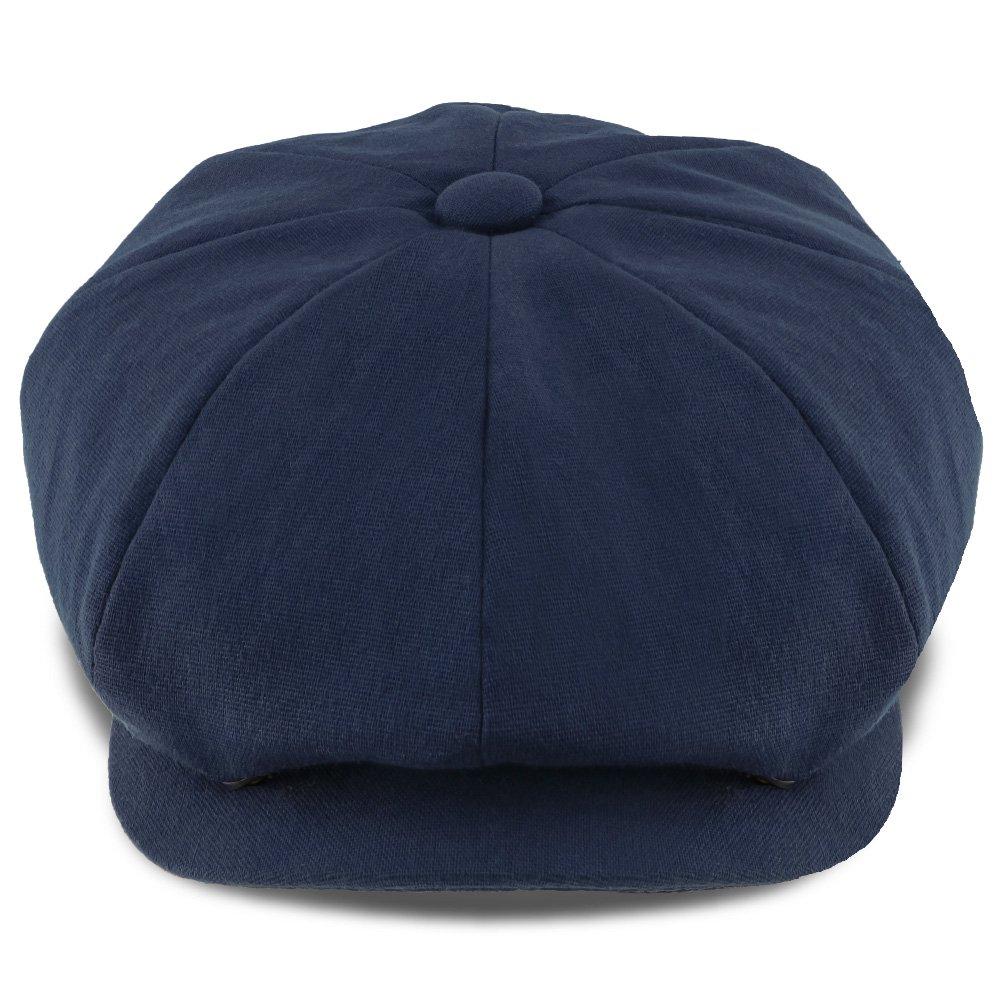 Walrus Hats Newsboy Beckham - Walrus Hats Tan Cotton 8 Panel Newsboy Cap
