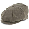 Walrus Hats Newsboy Textbook - Walrus Hats Sage/Grey Polyester 8 Panel Newsboy Cap