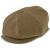 Walrus Hats Newsboy Hampton - Walrus Hats Sand Linen 8 Panel Newsboy Cap