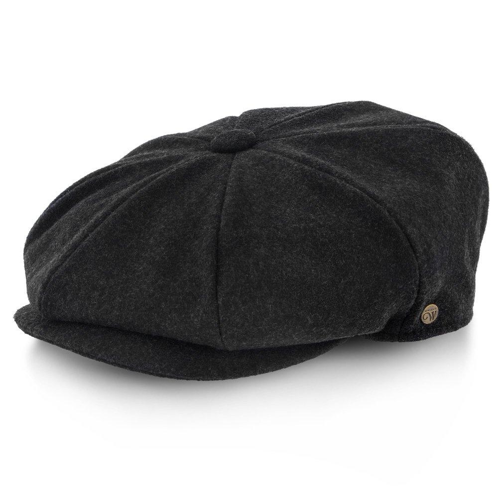 Walrus Hats Newsboy Shelby - Walrus Hat Wool Blend 8 Panel Newsboy Cap