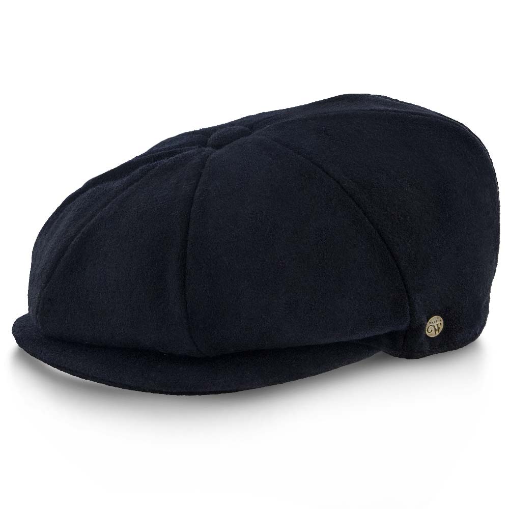 Walrus Hats Newsboy Shelby - Walrus Hat Wool Blend 8 Panel Newsboy Cap