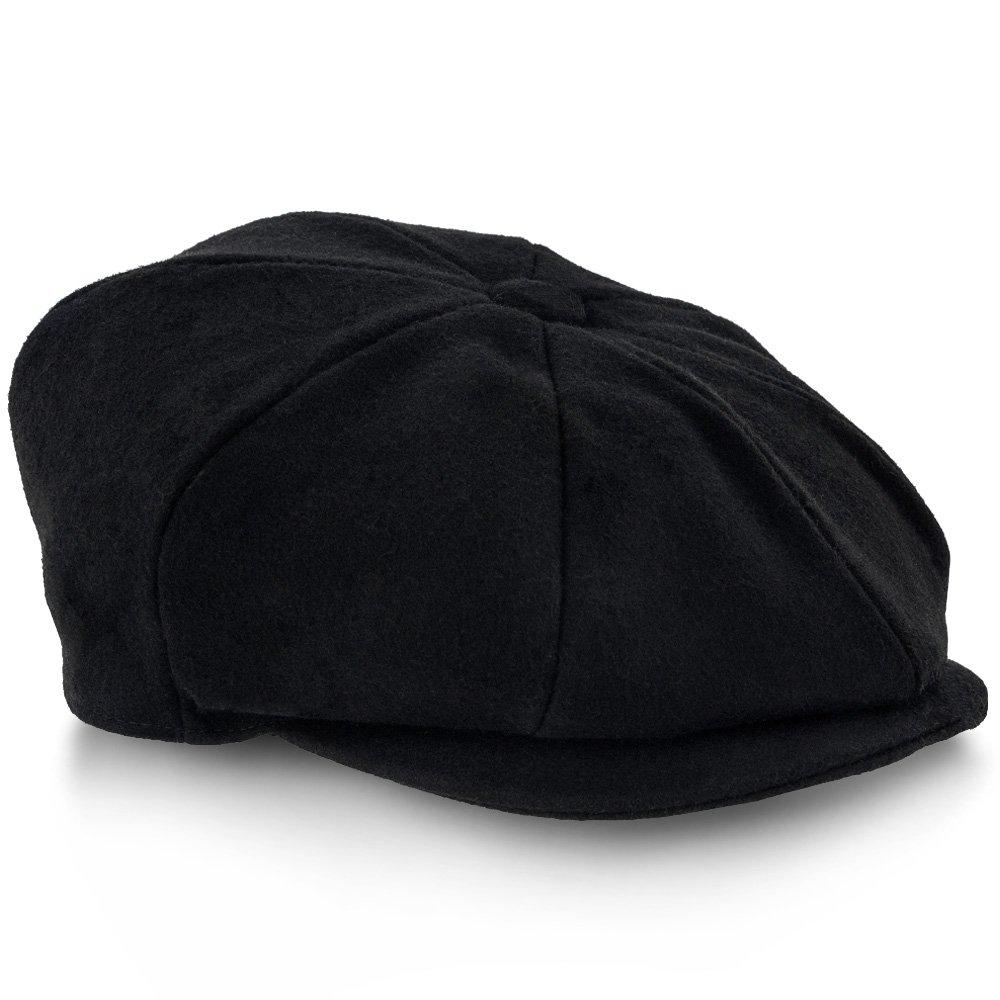 Walrus Hats Newsboy Shelby - Walrus Hat Wool Blend 8 Panel Newsboy Cap