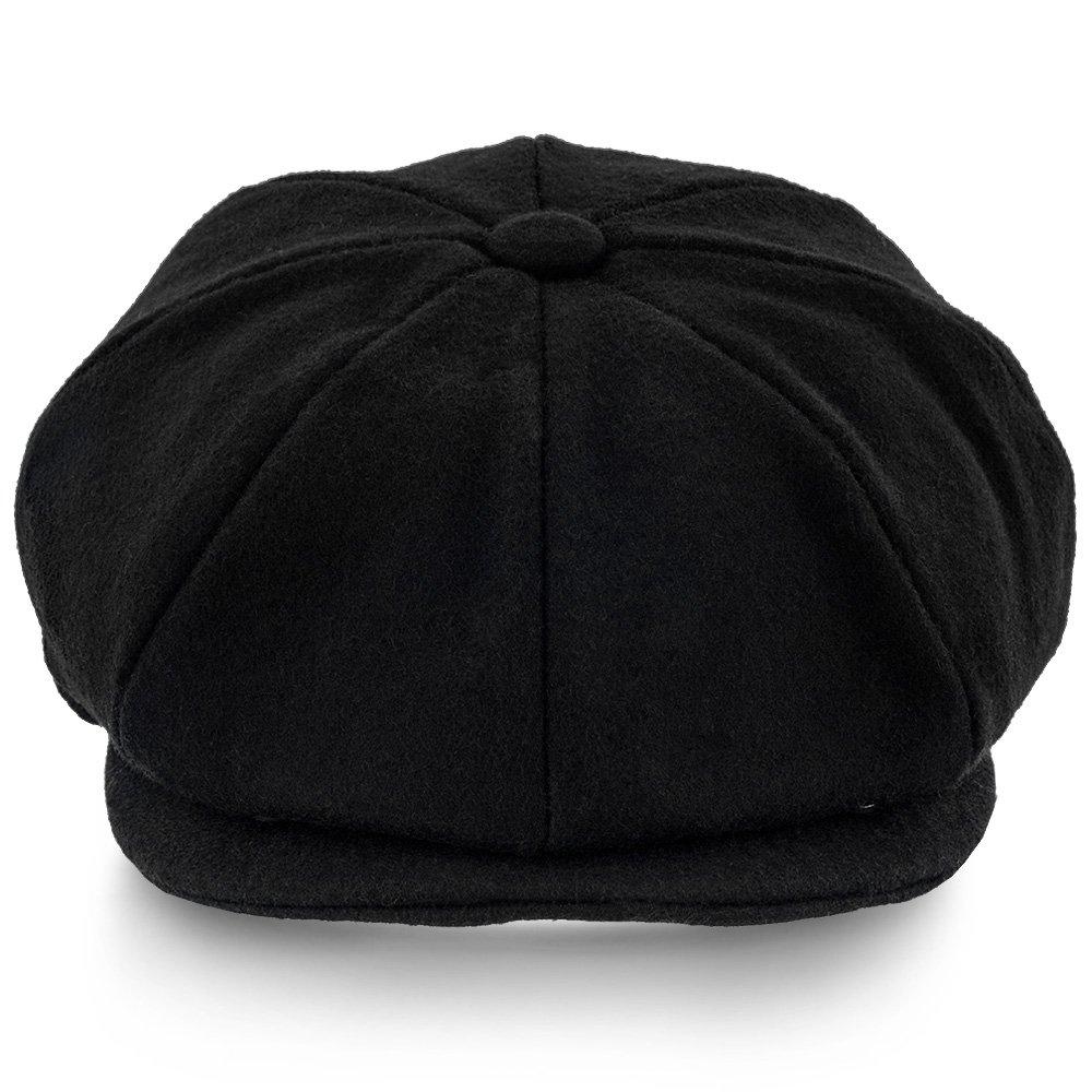Walrus Hats Newsboy Shelby - Walrus Hat Wool Blend 8 Panel Newsboy Cap