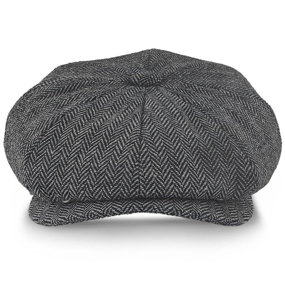 Walrus Hats Newsboy Shelby - Walrus Hat Wool Blend 8 Panel Newsboy Cap