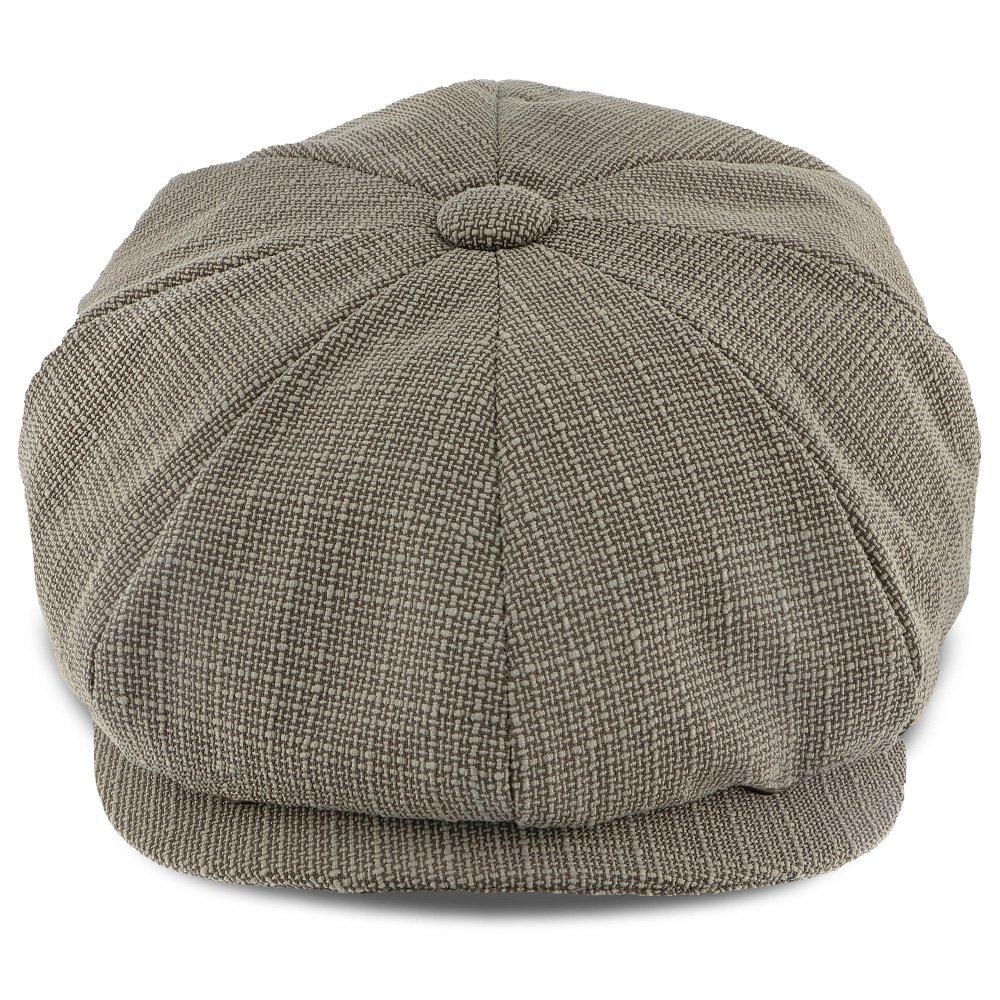 Walrus Hats Newsboy Textbook - Walrus Hats Sage/Grey Polyester 8 Panel Newsboy Cap