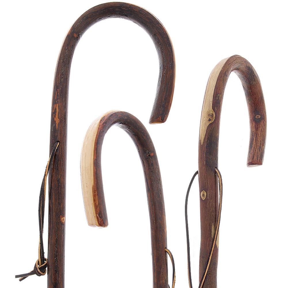 Whistle Creek Hickory Crook Walking Cane