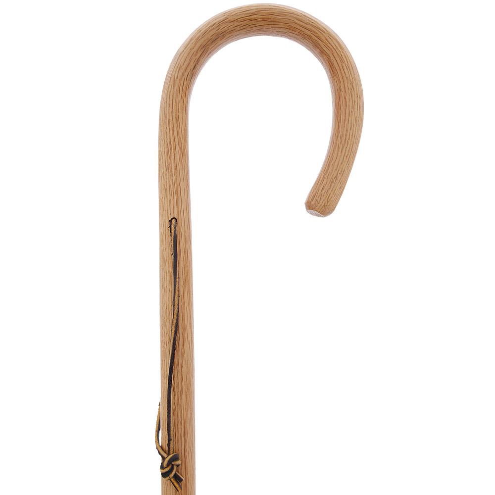 Whistle Creek Oak Crook Walking Cane